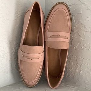 Asos Women’s Blush Loafers Brand New
